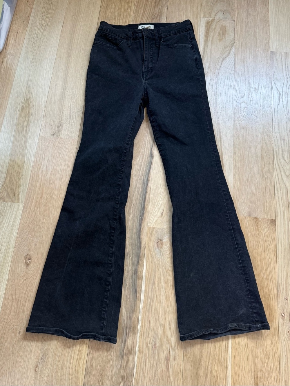 Madewell Skinny Flare Black Jeans – Size 28 - Picture 1 of 7